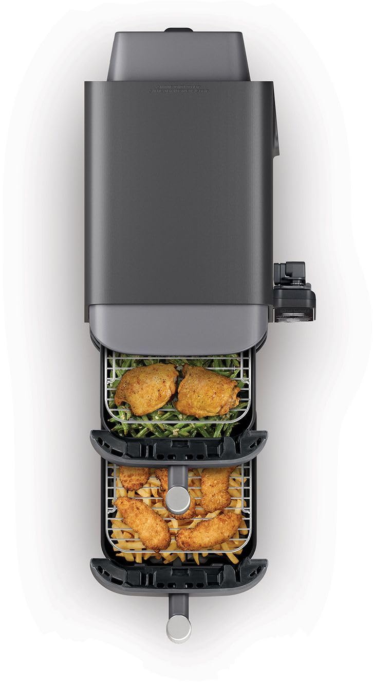 Ninja Foodi FlexDrawer - Friggitrice ad Aria Ampia con Separatore Rimovibile