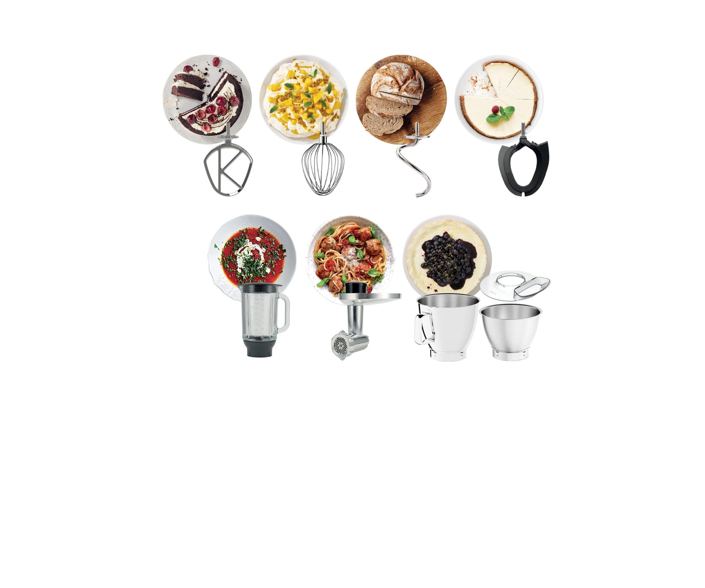 Kenwood Titanium Chef Baker XL Doppia Ciotola da 5L e 7L e Food Processor