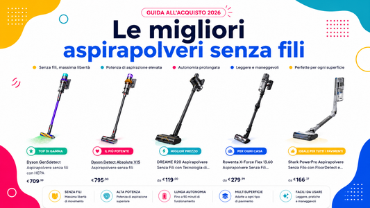 Migliori aspirapolveri senza fili: 5 modelli a confronto