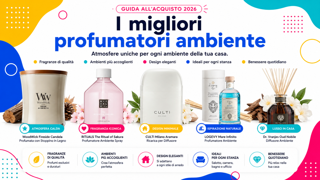 Migliori profumatori per ambienti 2026: 5 fragranze a confronto