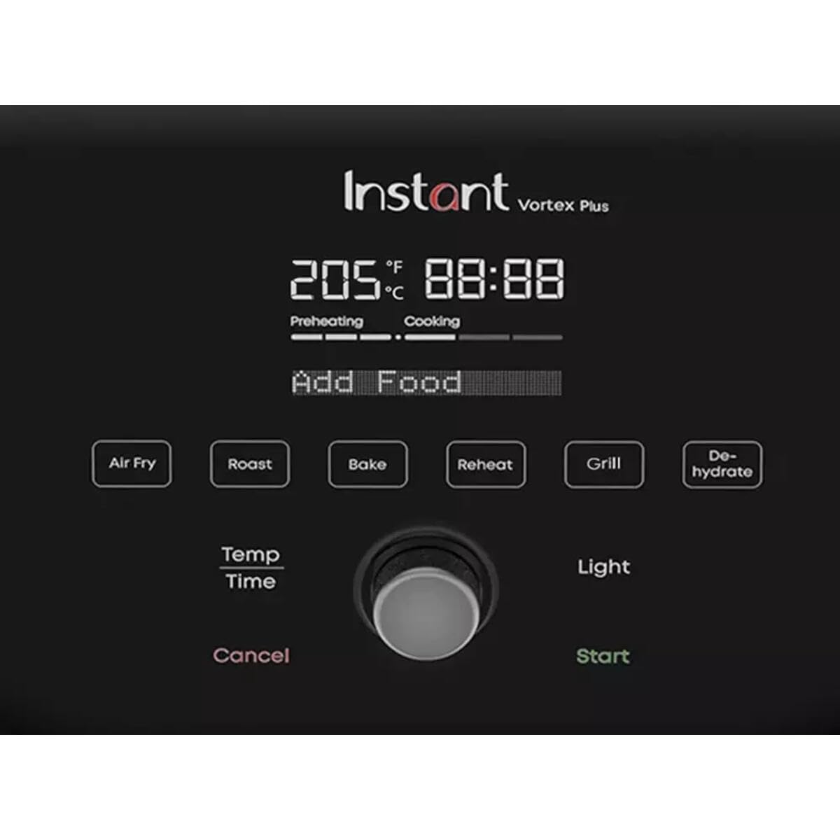 Instant Vortex Plus with ClearCook - 5.7 L Digital Healthy Hot Air Fryer -1700 W