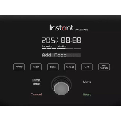 Instant Vortex Plus with ClearCook - 5.7 L Digital Healthy Hot Air Fryer -1700 W