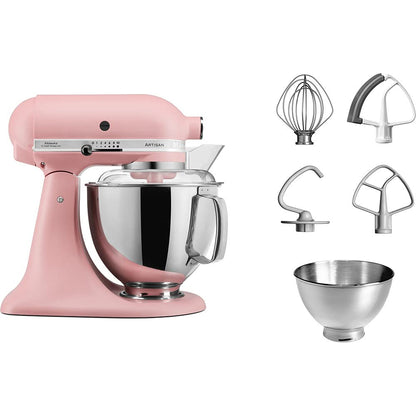 Kitchenaid Planetaria Artisan - Robot da Cucina con testa inclinabile e 7 accessori - 4.8 L