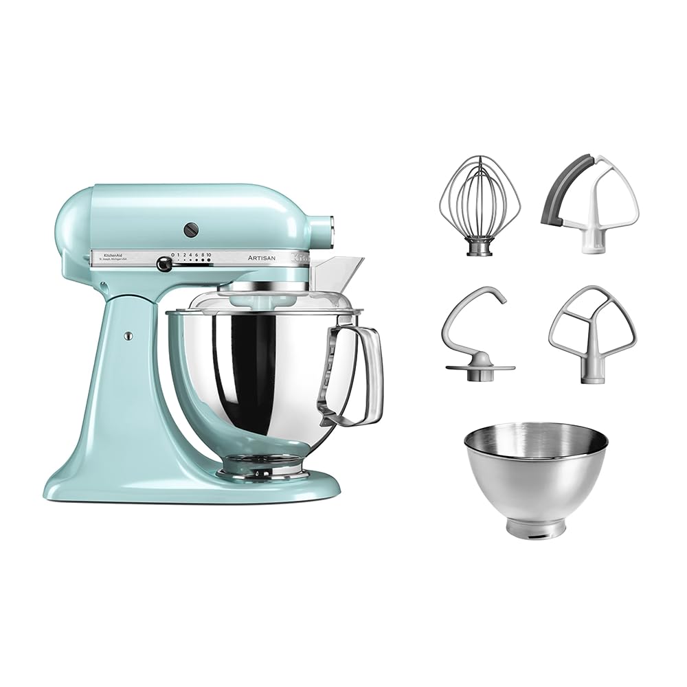 Kitchenaid Planetaria Artisan - Robot da Cucina con testa inclinabile e 7 accessori - 4.8 L