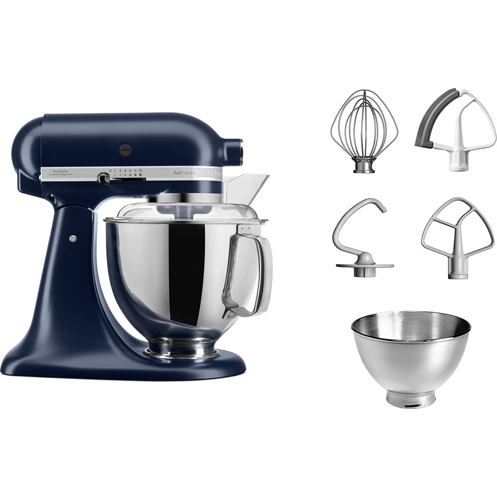 Kitchenaid Planetaria Artisan - Robot da Cucina con testa inclinabile e 7 accessori - 4.8 L