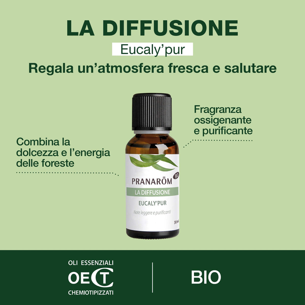 Pranarôm Meditazione Bio Oli Essenziali per Diffusione 30 ml