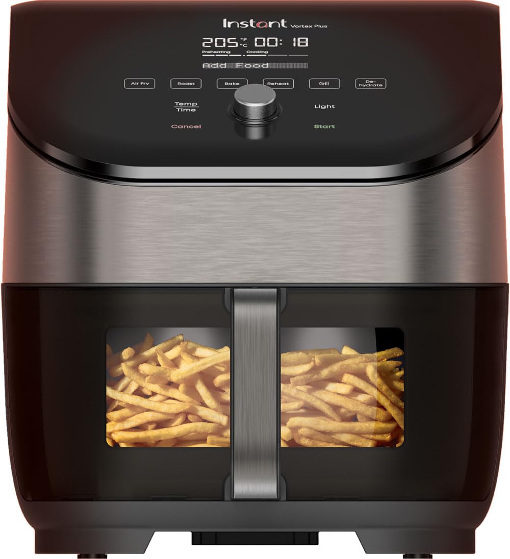Instant Vortex Plus with ClearCook - 5.7 L Digital Healthy Hot Air Fryer -1700 W