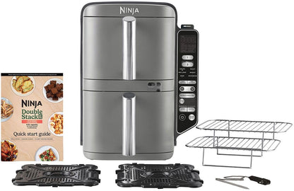 Ninja Foodi FlexDrawer - Friggitrice ad Aria Ampia con Separatore Rimovibile