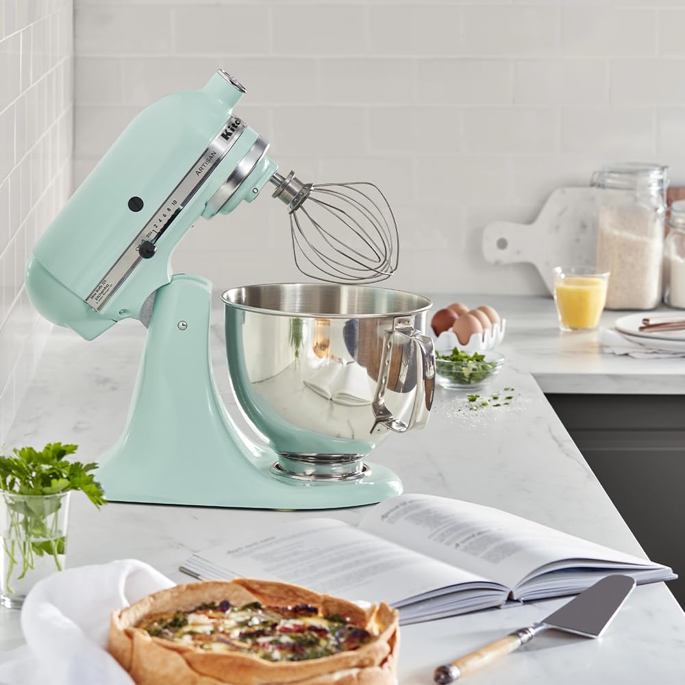 Kitchenaid Planetaria Artisan - Robot da Cucina con testa inclinabile e 7 accessori - 4.8 L