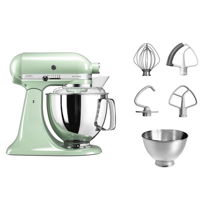 Kitchenaid Planetaria Artisan - Robot da Cucina con testa inclinabile e 7 accessori - 4.8 L