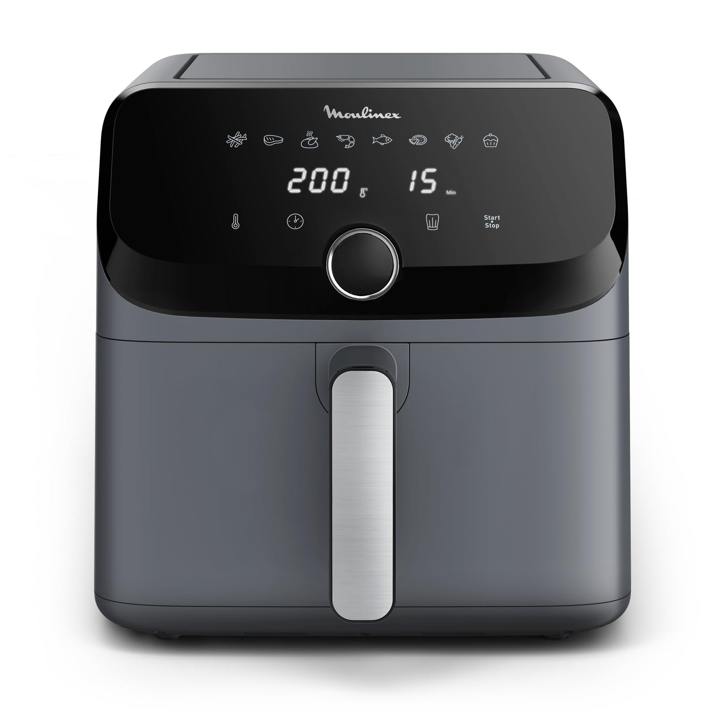Moulinex Easy Fry Mega, Friggitrice ad Aria Versatile 7,5L/2kg per 8 Persone, 1700-2020W