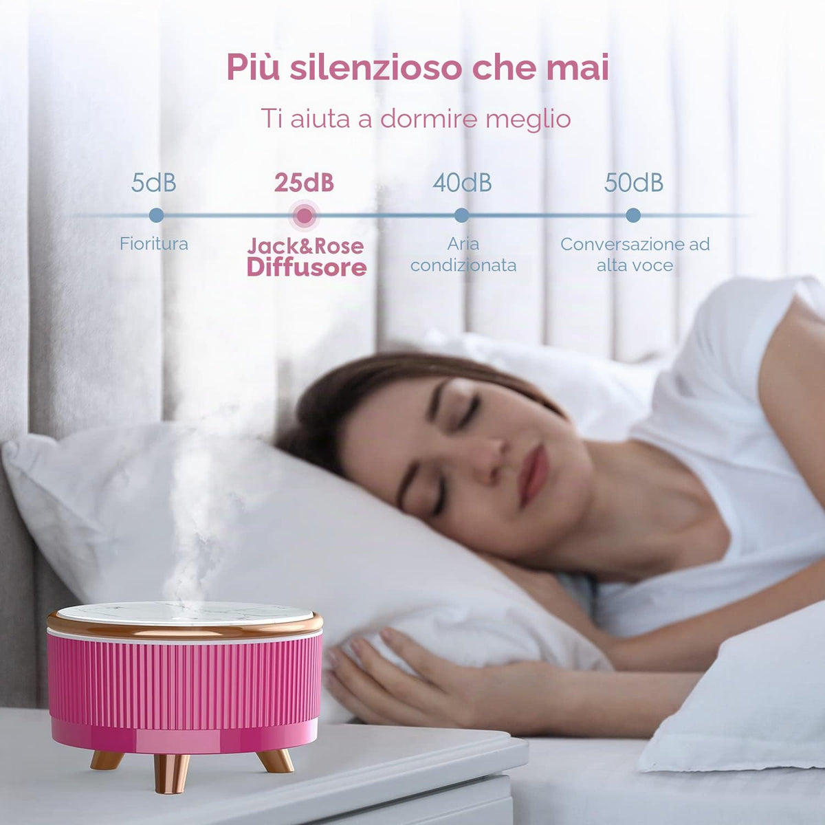 JEPEErbz Diffusore Oli Essenziali 500 ml a Ultrasuoni