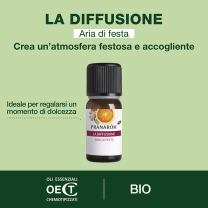 Pranarôm Meditazione Bio Oli Essenziali per Diffusione 30 ml