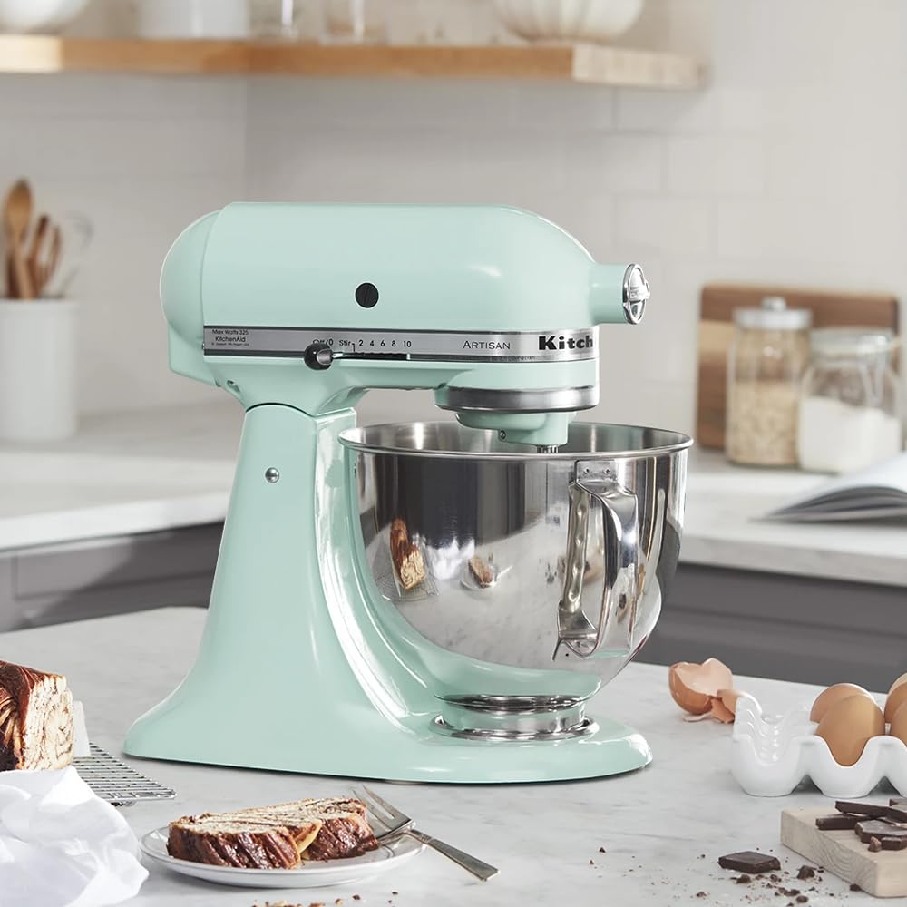 Kitchenaid Planetaria Artisan - Robot da Cucina con testa inclinabile e 7 accessori - 4.8 L