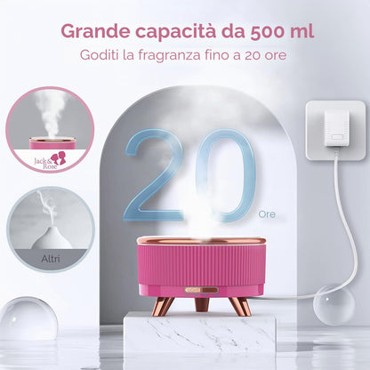 JEPEErbz Diffusore Oli Essenziali 500 ml a Ultrasuoni
