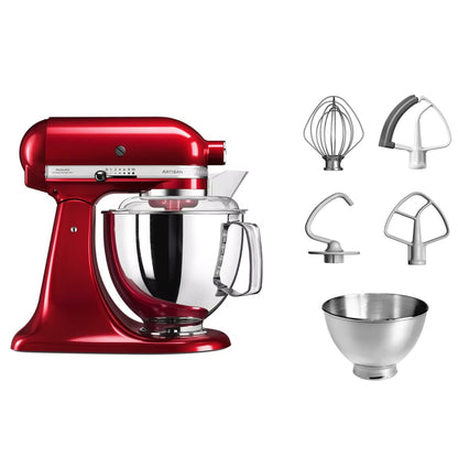 Kitchenaid Planetaria Artisan - Robot da Cucina con testa inclinabile e 7 accessori - 4.8 L
