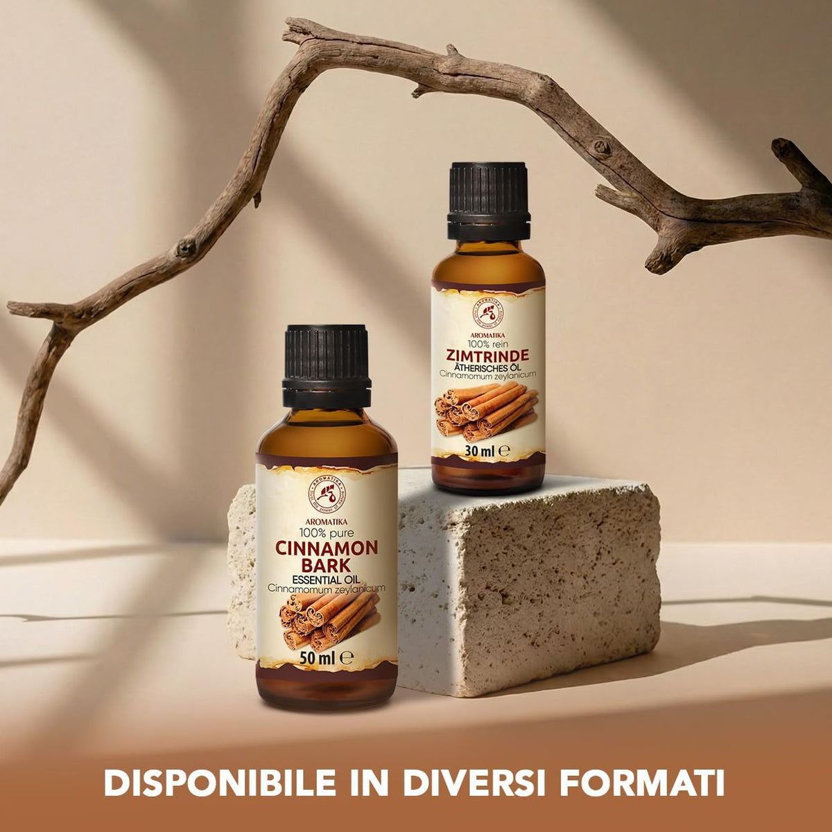 AROMATIKA Olio Essenziale Corteccia di Cannella 50 ml