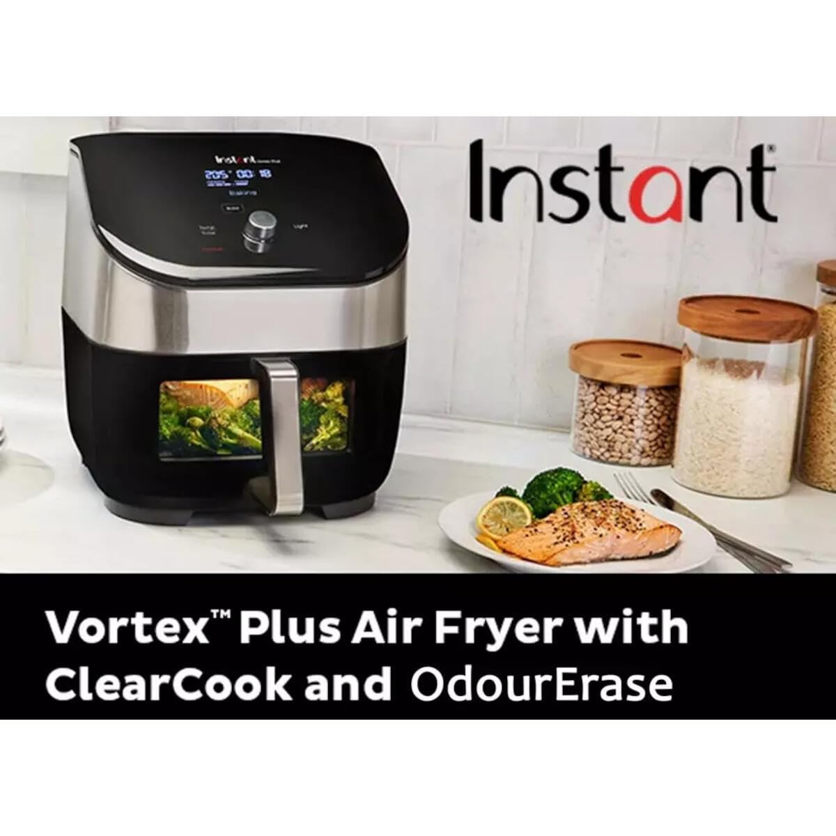 Instant Vortex Plus with ClearCook - 5.7 L Digital Healthy Hot Air Fryer -1700 W