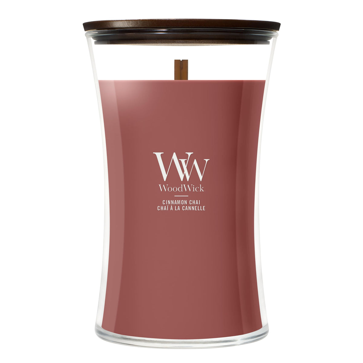 WoodWick Fireside Candela Profumata con Stoppino in Legno 609 g