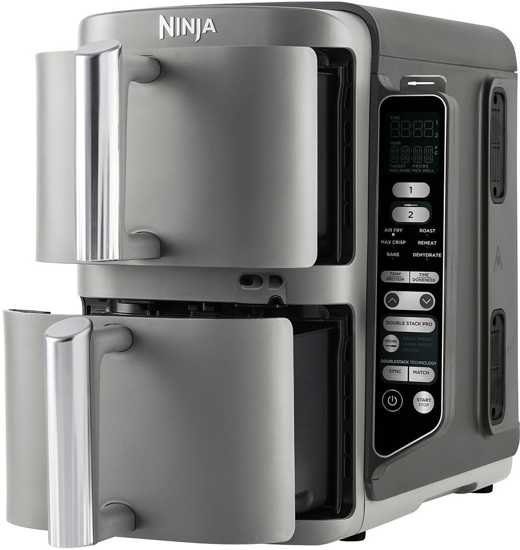 Ninja Foodi FlexDrawer - Friggitrice ad Aria Ampia con Separatore Rimovibile