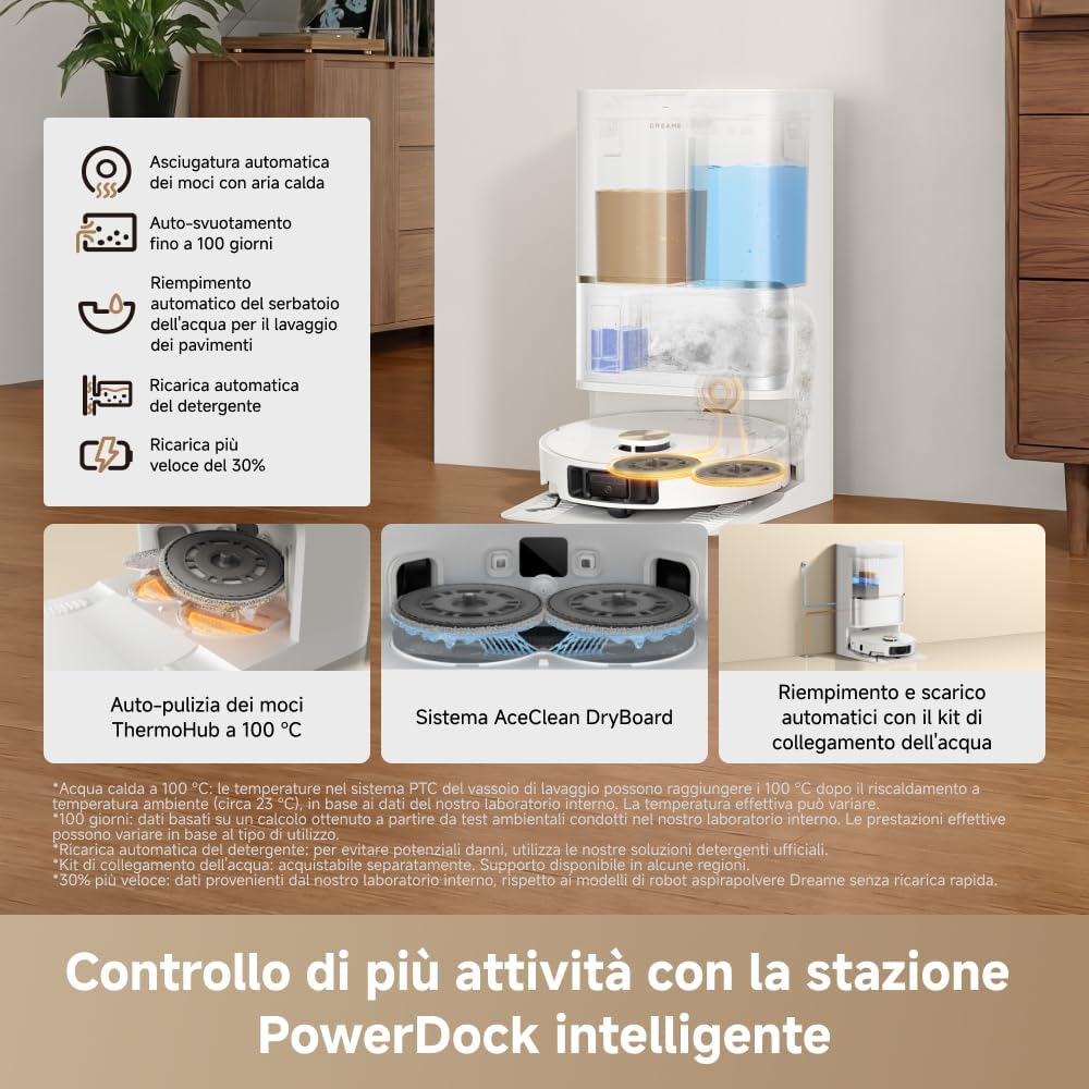 Dreame L50 Ultra AE: Robot Aspirapolvere Lavapavimenti 28.000 Pa