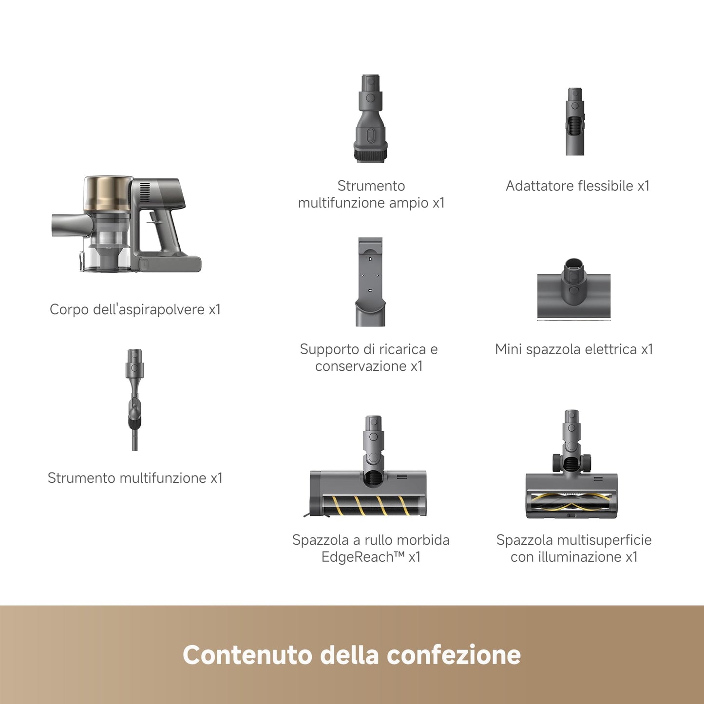 DREAME R20 Aspirapolvere Senza Fili con Tecnologia di rilevamento laser