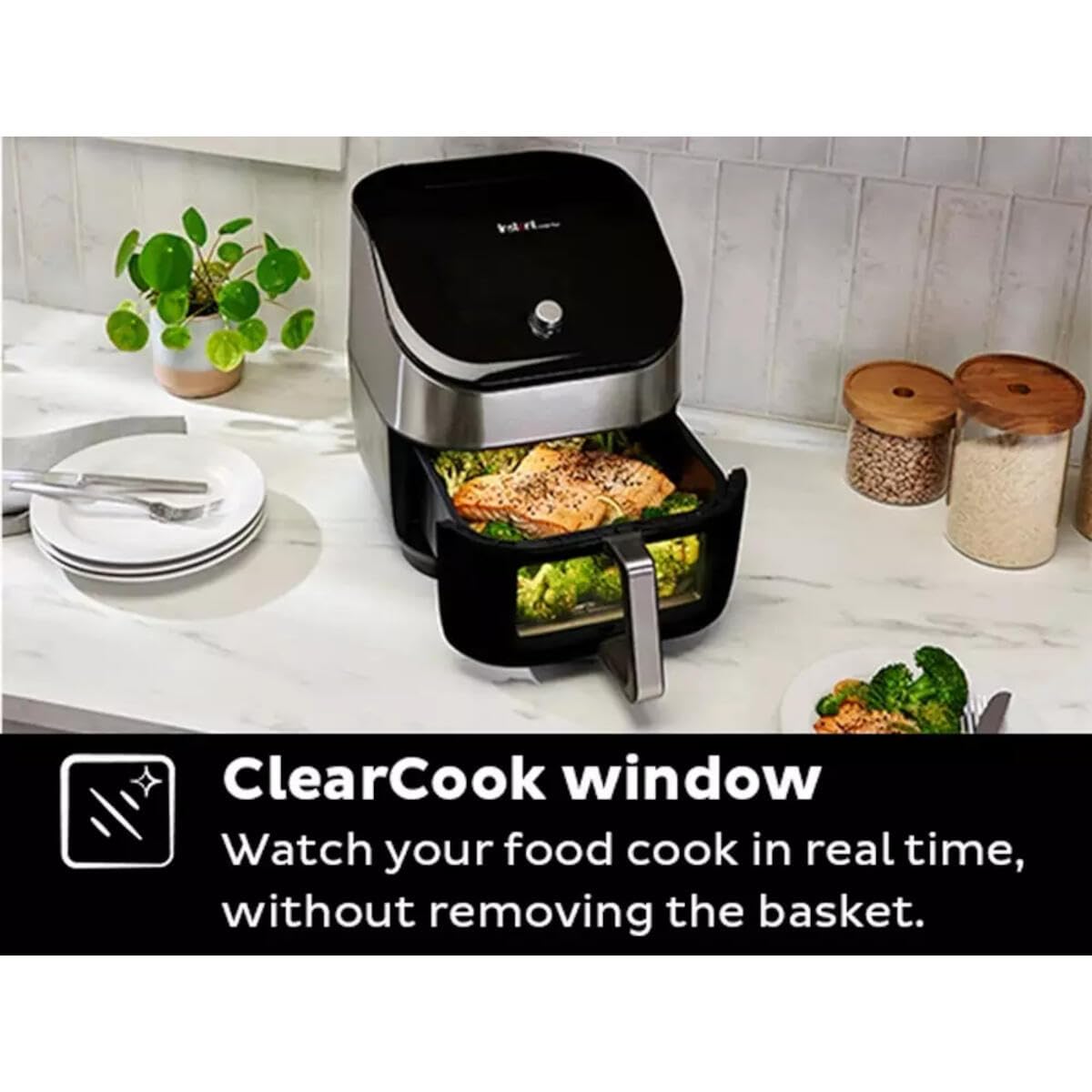 Instant Vortex Plus with ClearCook - 5.7 L Digital Healthy Hot Air Fryer -1700 W