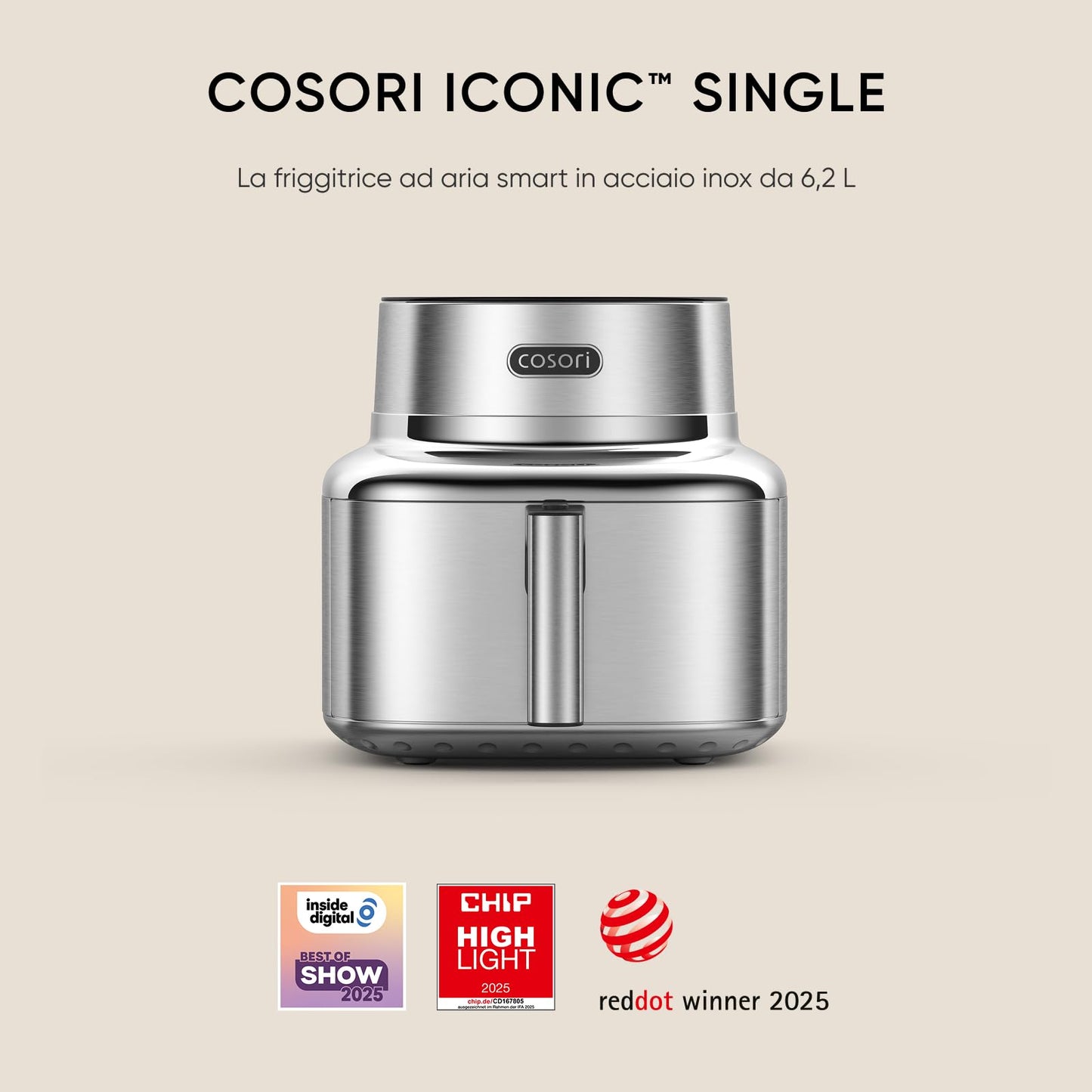COSORI Friggitrice ad Aria Turbo Blaze 6 Litri