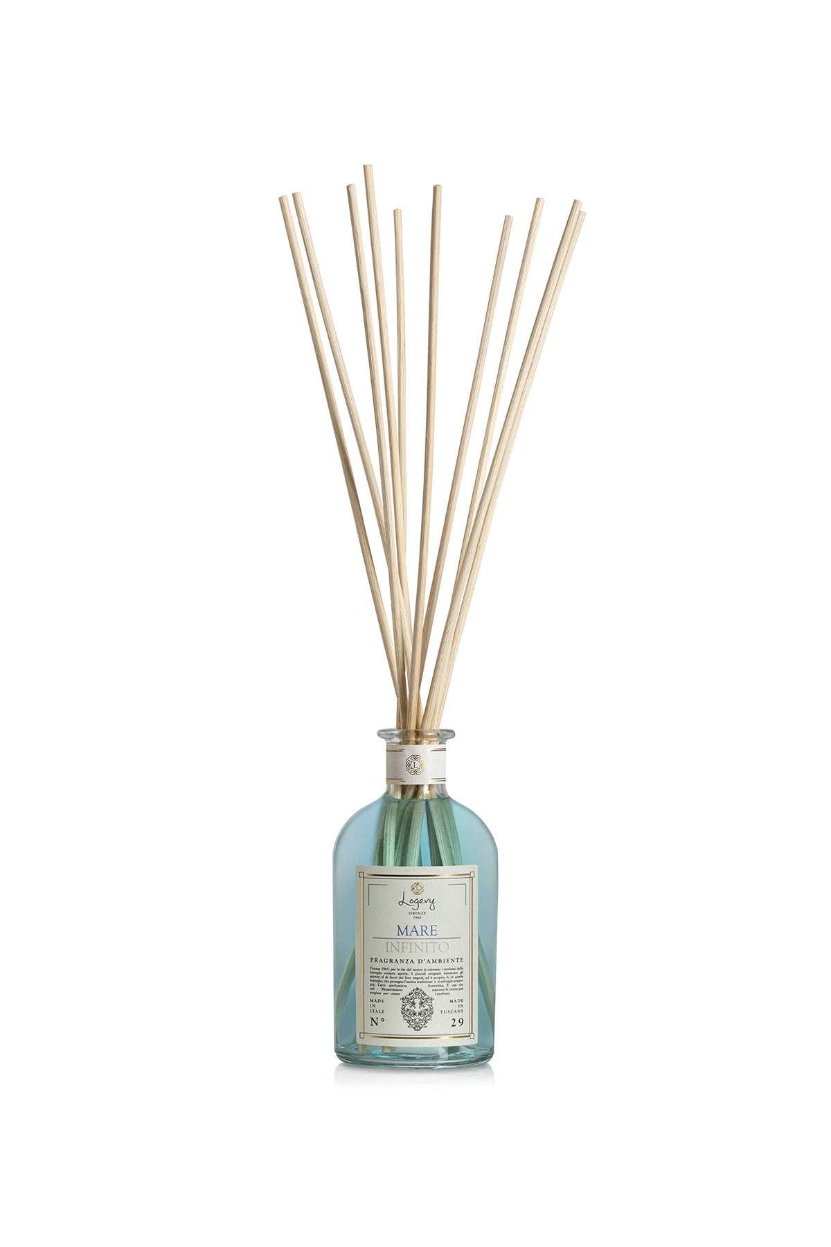 LOGEVY Mare Infinito Profumatore Ambiente con Bastoncini 500 ml