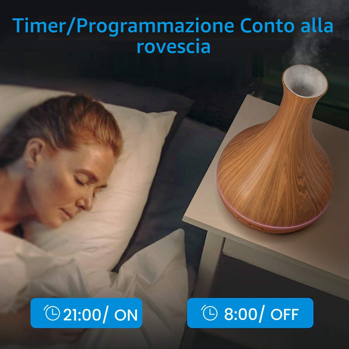 Meross MOD150: Smart Diffusore Oli Essenziali 400 ml Wi-Fi
