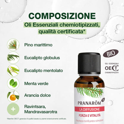 Pranarôm Meditazione Bio Oli Essenziali per Diffusione 30 ml