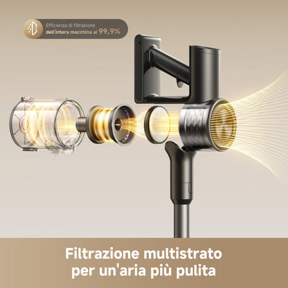 DREAME R20 Aspirapolvere Senza Fili con Tecnologia di rilevamento laser