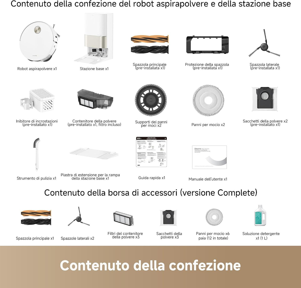 Dreame X50 Ultra Complete: Robot Aspirapolvere 20.000 Pa