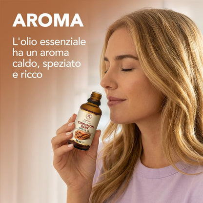 AROMATIKA Olio Essenziale Corteccia di Cannella 50 ml