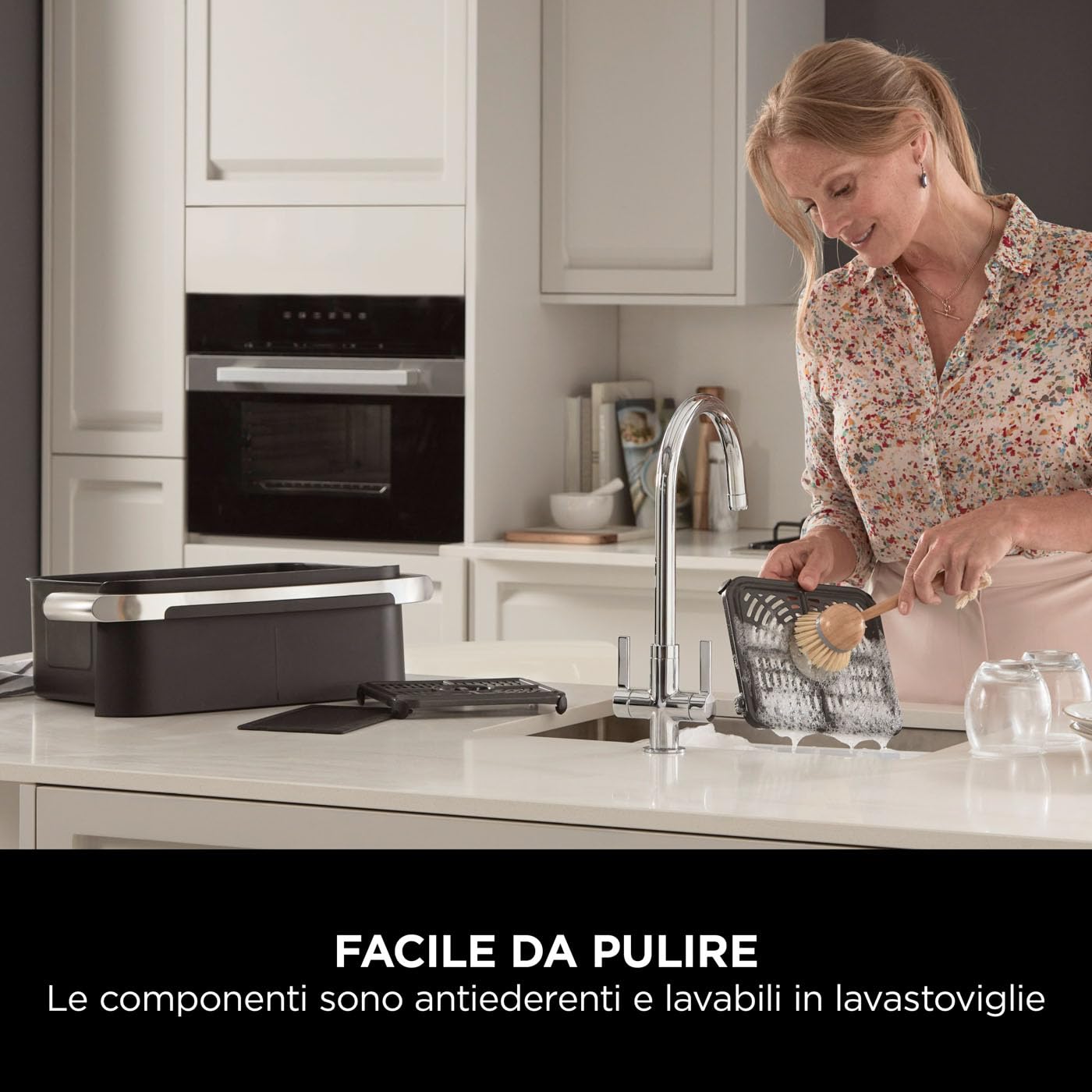 Ninja Foodi FlexDrawer - Friggitrice ad Aria Ampia con Separatore Rimovibile