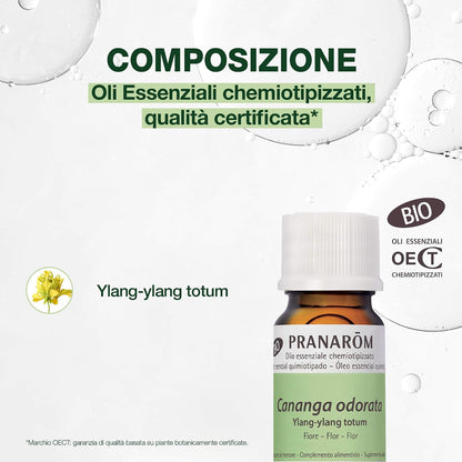 Pranarôm Ylang-Ylang Totum Bio Olio Essenziale 5 ml