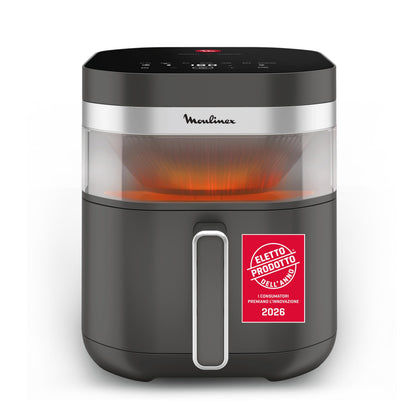 Moulinex Easy Fry Mega, Friggitrice ad Aria Versatile 7,5L/2kg per 8 Persone, 1700-2020W