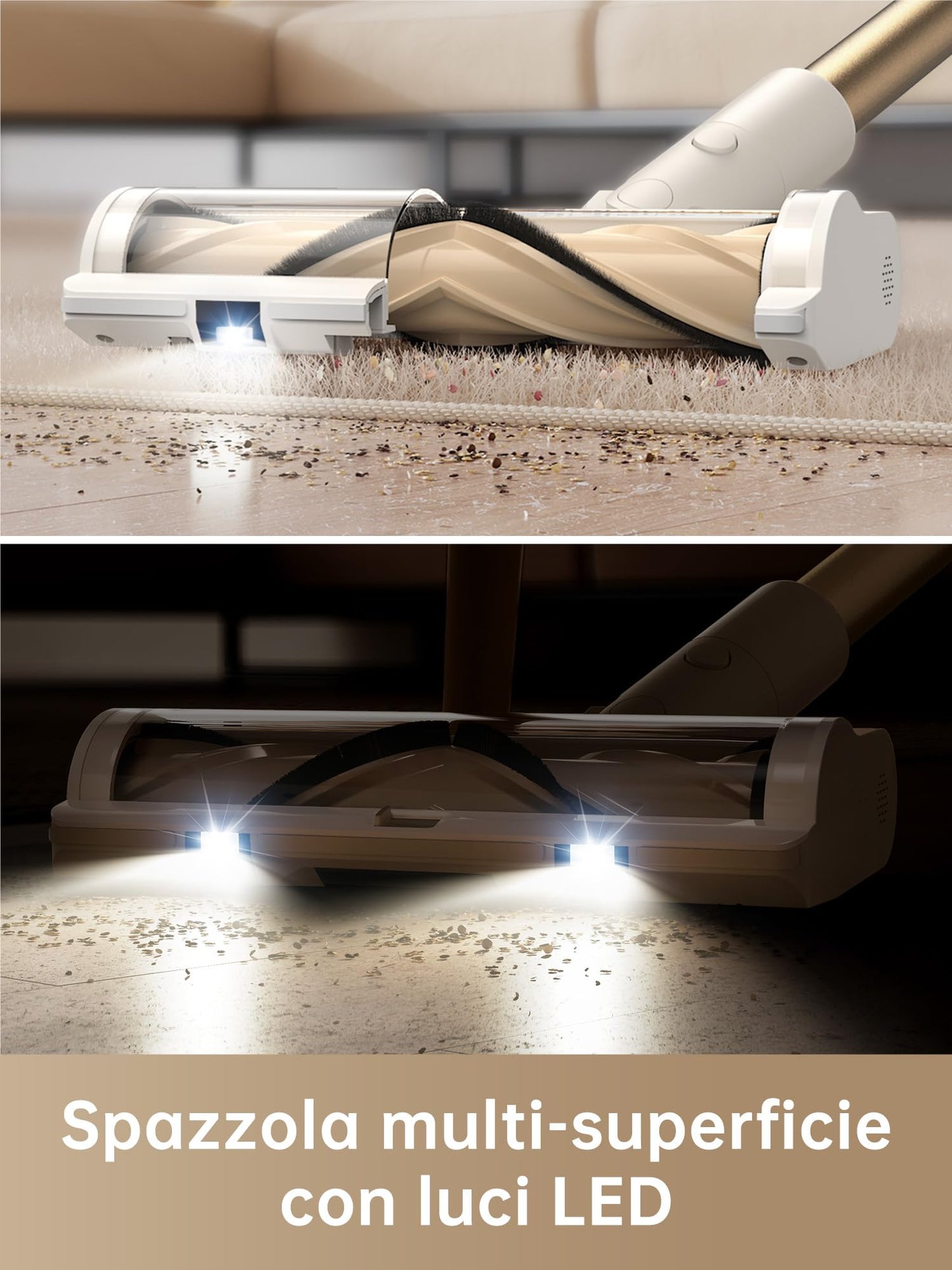 DREAME R20 Aspirapolvere Senza Fili con Tecnologia di rilevamento laser