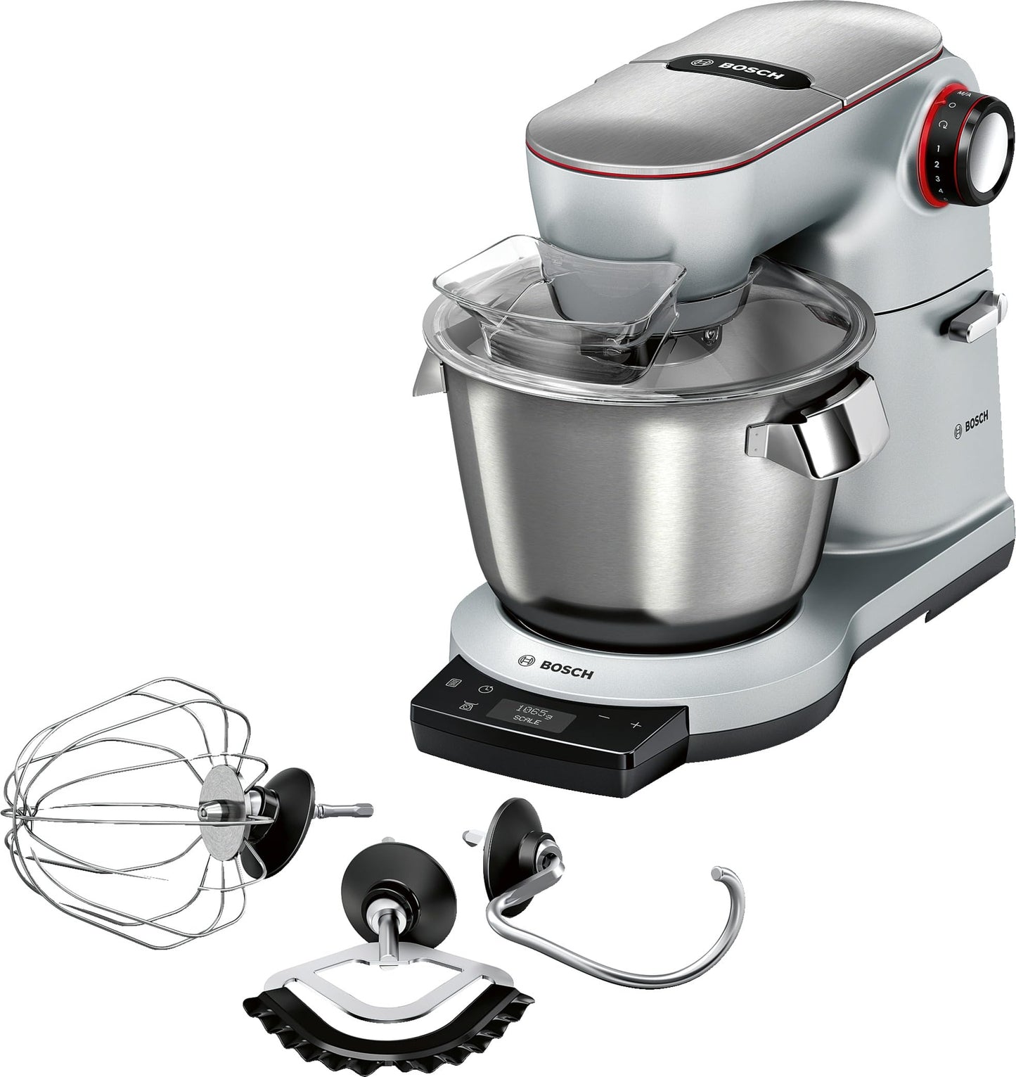 Bosch Elettrodomestici Planetaria da Cucina con Bilancia Integrata e capacità da 5.5 Litri - 1500 W