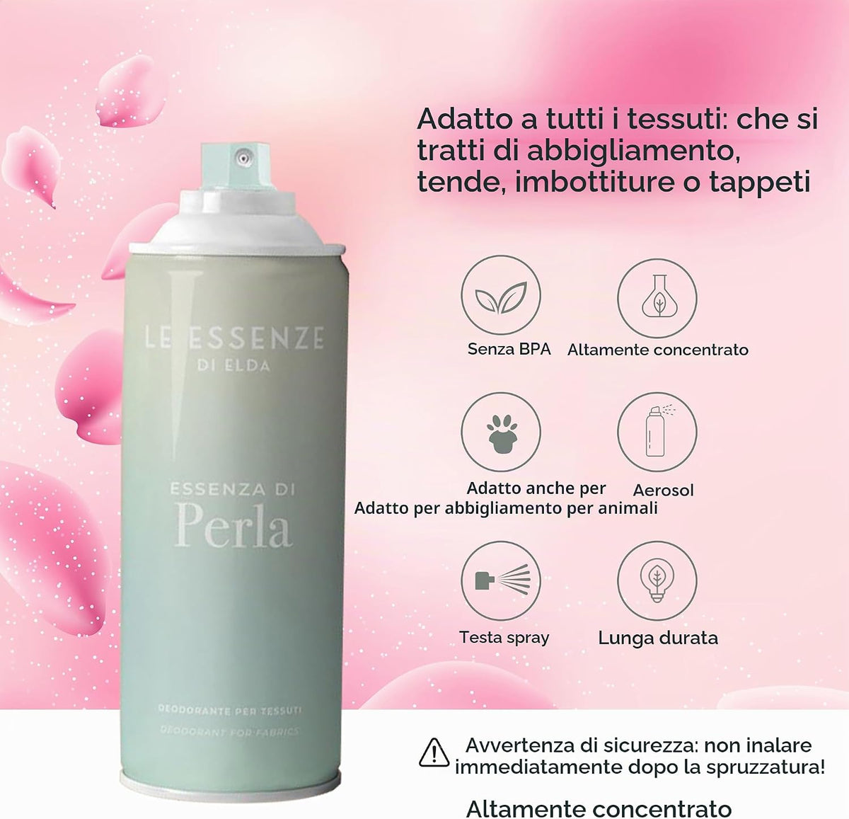 Le Essenze di Elda Diamante Ylang Ylang Spray Tessuti 400 ml