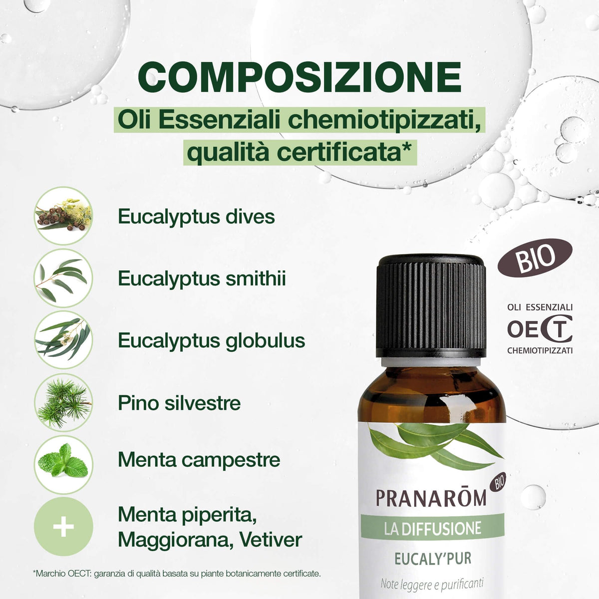 Pranarôm Meditazione Bio Oli Essenziali per Diffusione 30 ml