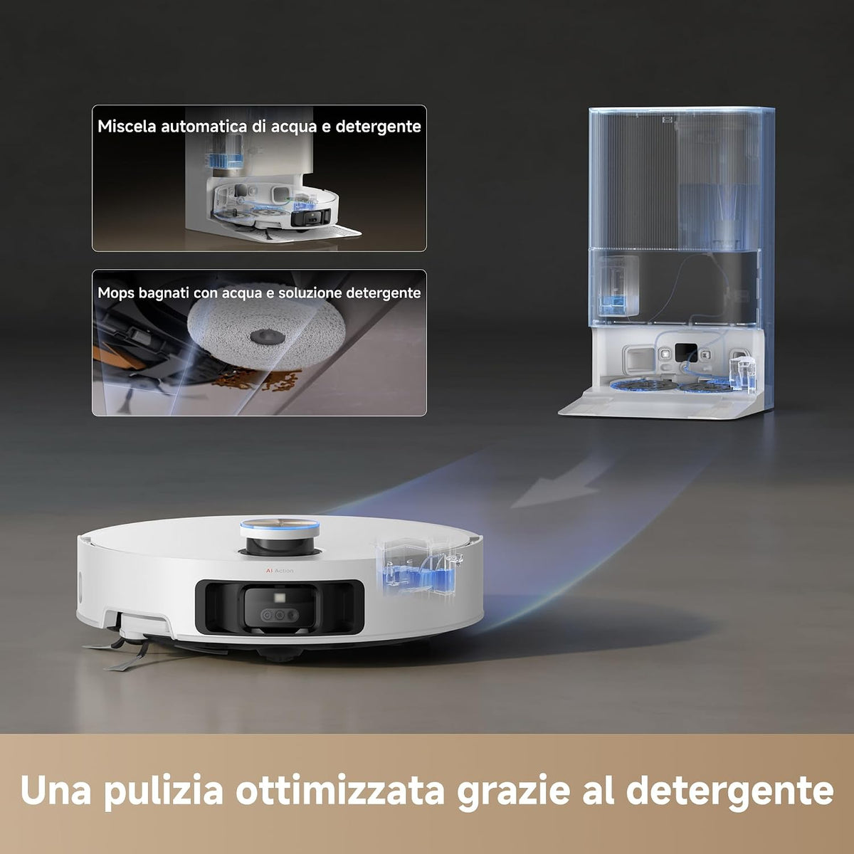 Dreame X50 Ultra Complete: Robot Aspirapolvere 20.000 Pa