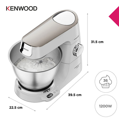 Kenwood Titanium Chef Baker XL Doppia Ciotola da 5L e 7L e Food Processor