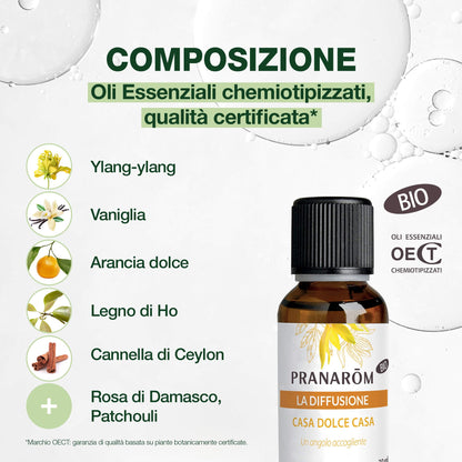 Pranarôm Meditazione Bio Oli Essenziali per Diffusione 30 ml