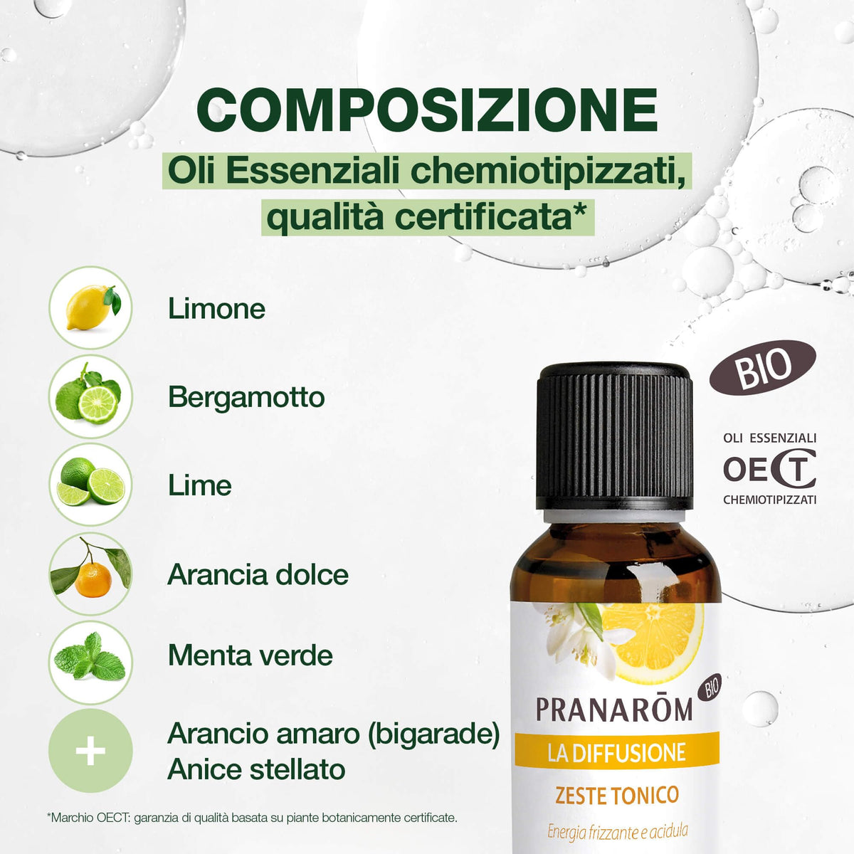 Pranarôm Meditazione Bio Oli Essenziali per Diffusione 30 ml