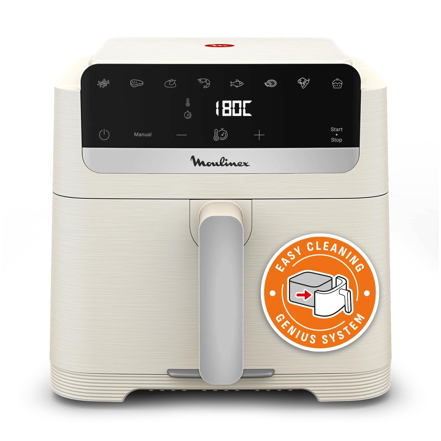 Moulinex Easy Fry Mega, Friggitrice ad Aria Versatile 7,5L/2kg per 8 Persone, 1700-2020W