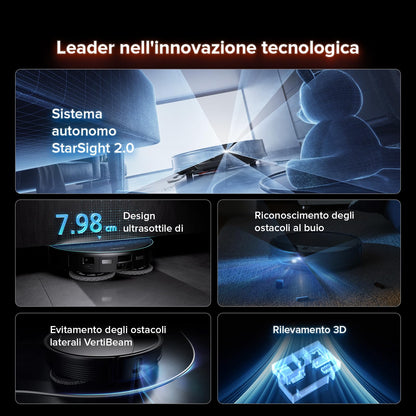 Roborock Saros 10R: Robot Aspirapolvere Lavapavimenti 22.000 Pa
