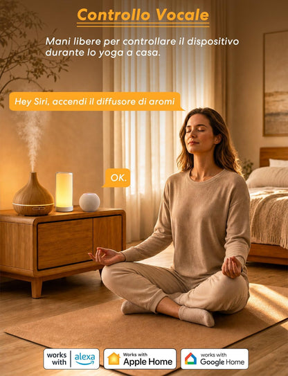 Meross MOD150: Smart Diffusore Oli Essenziali 400 ml Wi-Fi