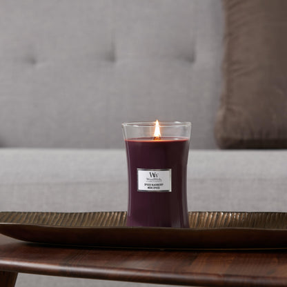WoodWick Fireside Candela Profumata con Stoppino in Legno 609 g