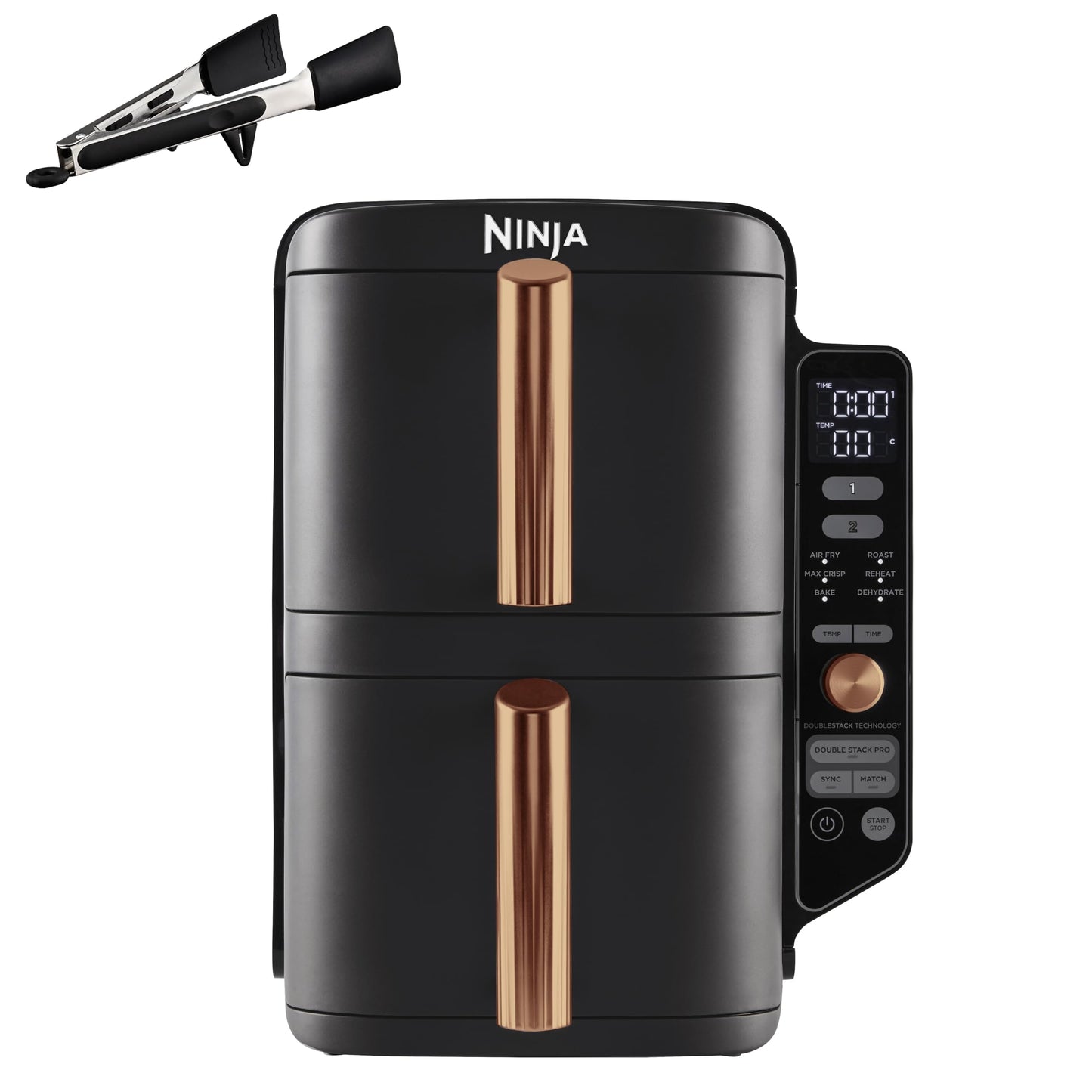 Ninja Foodi FlexDrawer - Friggitrice ad Aria Ampia con Separatore Rimovibile